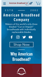 Mobile Screenshot of americanbroadhead.com